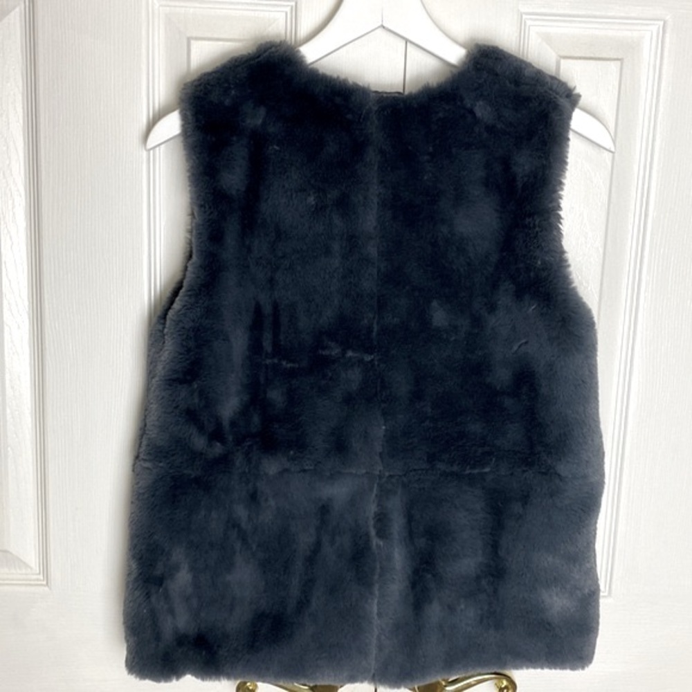 Zara Kids Outerwear Collection Faux Fur Vest Size 11/12 - Picture 6 of 10